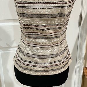 White House Black Market Corset Top